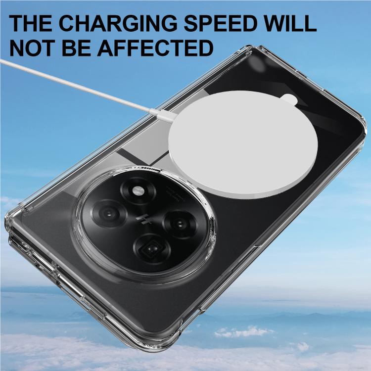 For OPPO Find N5 / OnePlus Open 2 Scratchproof PC Transparent MagSafe Phone Case
