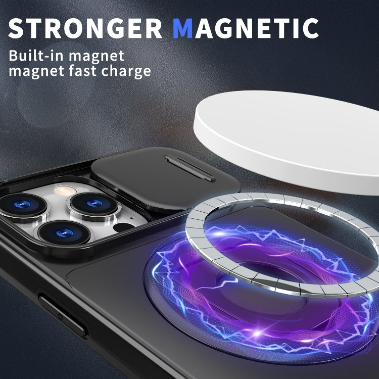 For iPhone 16 Pro Max Camshield MagSafe Ring Holder Armor Phone Case