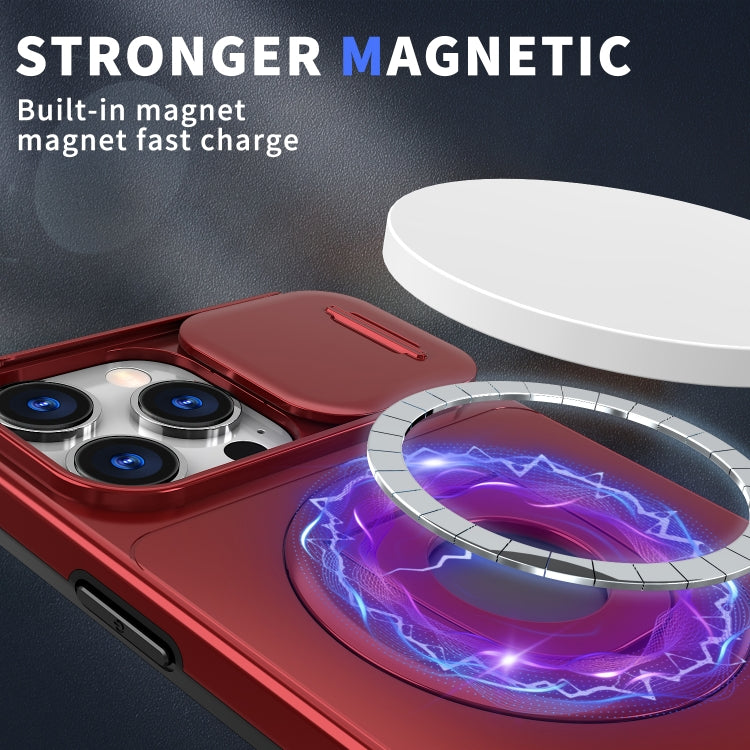 For iPhone 16 Pro Max Camshield MagSafe Ring Holder Armor Phone Case