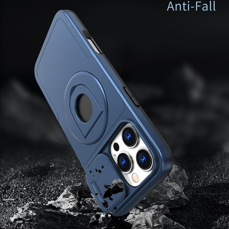 For iPhone 16 Pro Max Camshield MagSafe Ring Holder Armor Phone Case