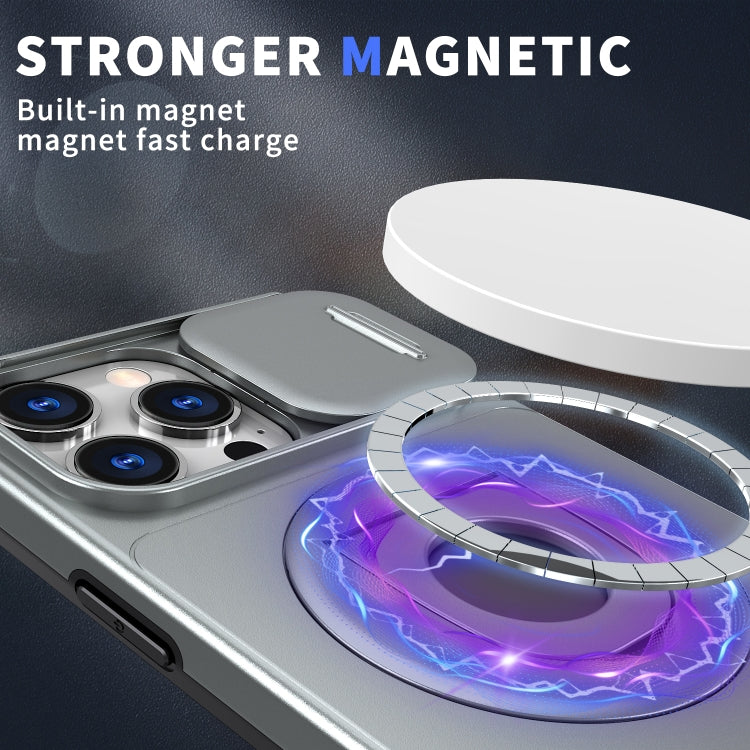 For iPhone 16 Pro Max Camshield MagSafe Ring Holder Armor Phone Case