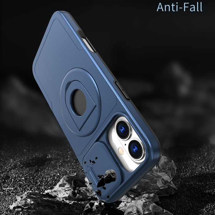 For iPhone 16 Plus Camshield MagSafe Ring Holder Armor Phone Case