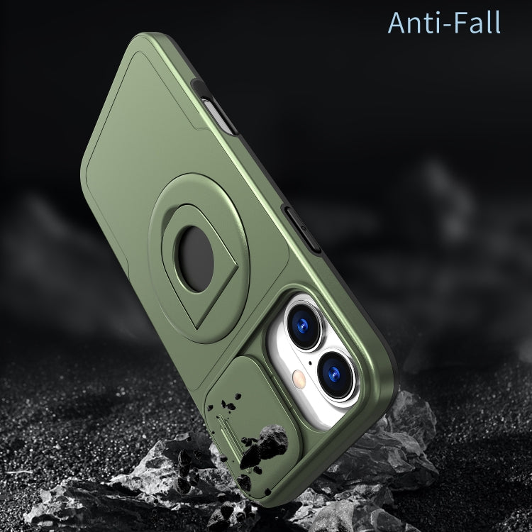 For iPhone 16 Plus Camshield MagSafe Ring Holder Armor Phone Case