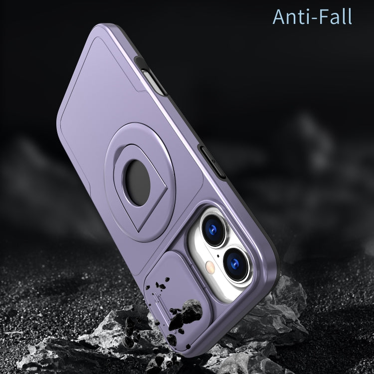 For iPhone 16 Plus Camshield MagSafe Ring Holder Armor Phone Case