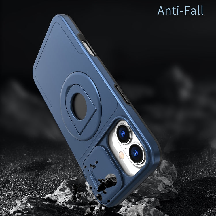 For iPhone 16 Camshield MagSafe Ring Holder Armor Phone Case