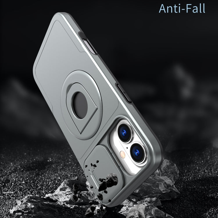 For iPhone 16 Camshield MagSafe Ring Holder Armor Phone Case