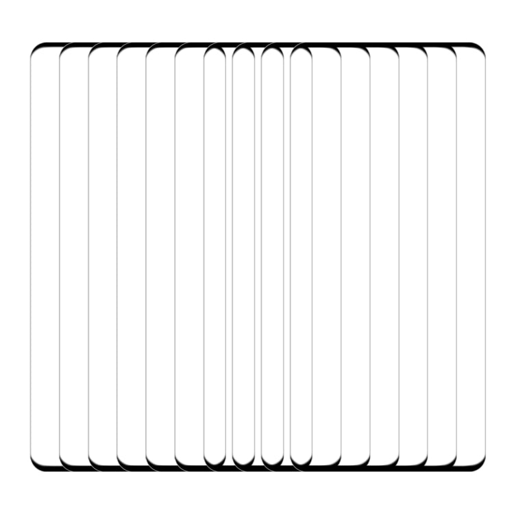 For OnePlus Ace 4 25pcs 9H HD 3D Curved Edge Tempered Glass Film - Black