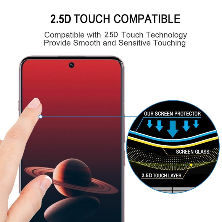 For OnePlus 13 25pcs 9H HD 3D Curved Edge Tempered Glass Film - Black