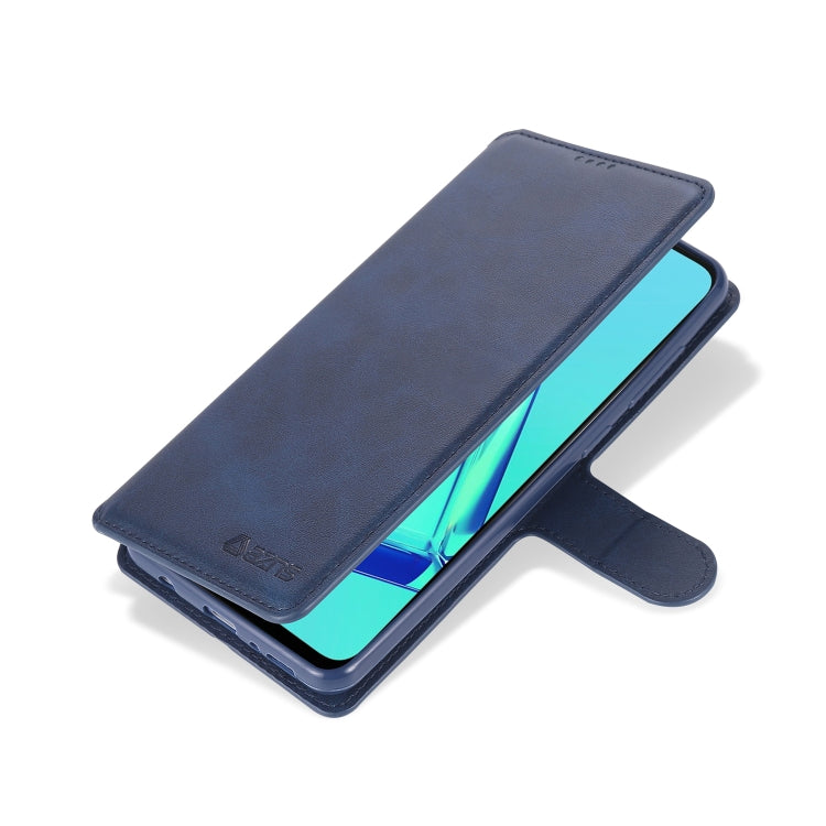 For Samsung Galaxy A21s AZNS Calf Texture Horizontal Flip Leather Case with Holder & Card Slots & Wallet & Photo Frame