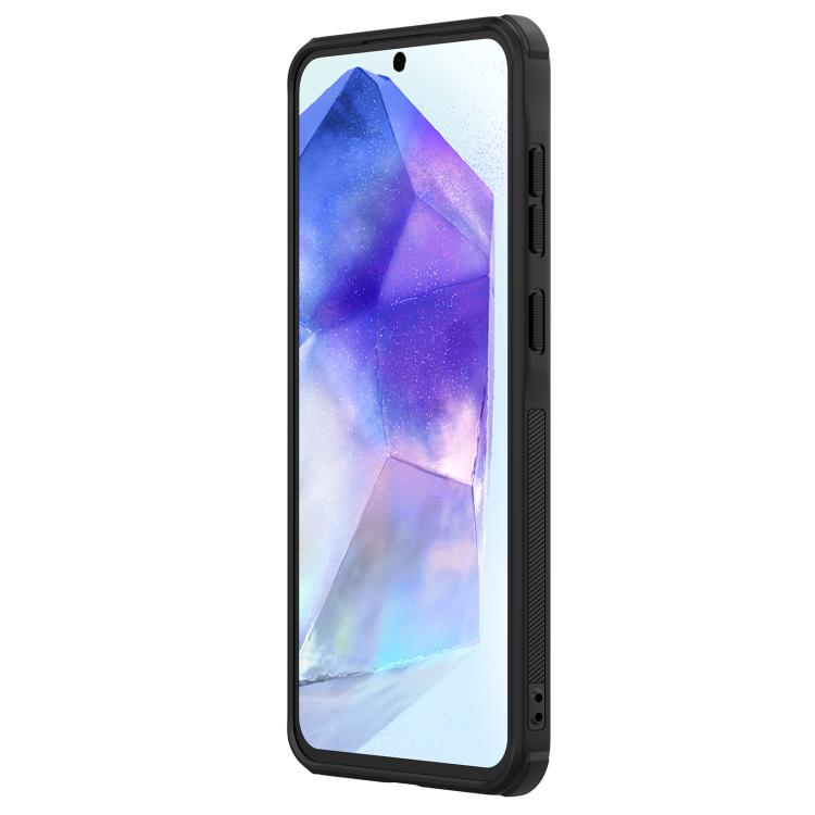 For Samsung Galaxy A56 5G NILLKIN Frosted Shield Pro Magnetic Phone Case - Black