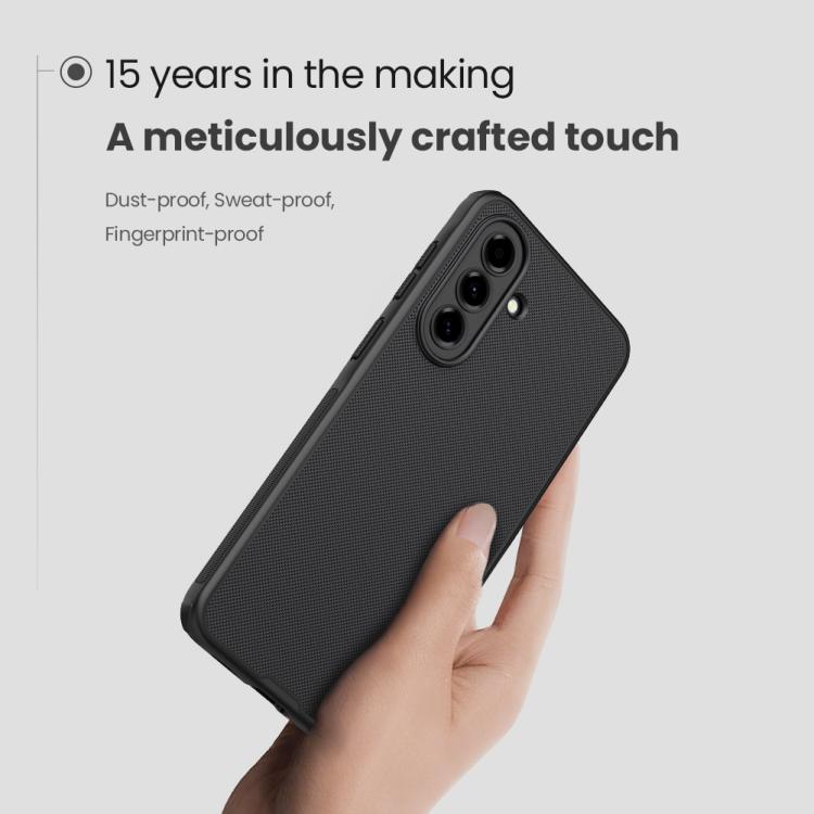 For Samsung Galaxy A57 5G NILLKIN Frosted Shield Pro Magnetic Phone Case - Black