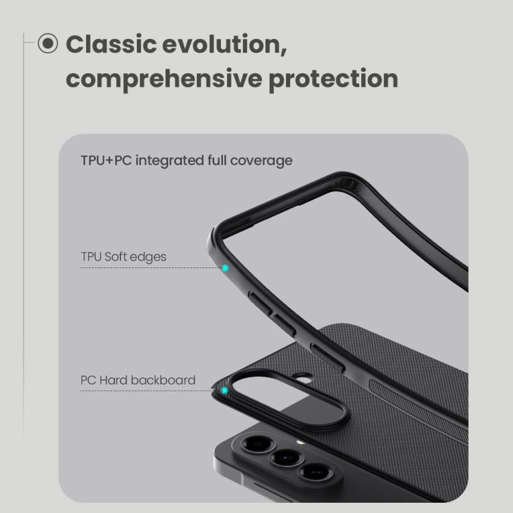 For Samsung Galaxy A57 5G NILLKIN Frosted Shield Pro Magnetic Phone Case - Black