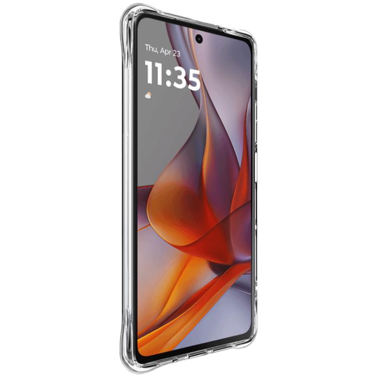 For Motorola Moto G75 5G imak Shockproof Airbag TPU Phone Case - Transparent