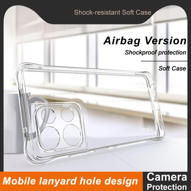 For Motorola Moto G Power 2025 imak Shockproof Airbag TPU Phone Case - Transparent