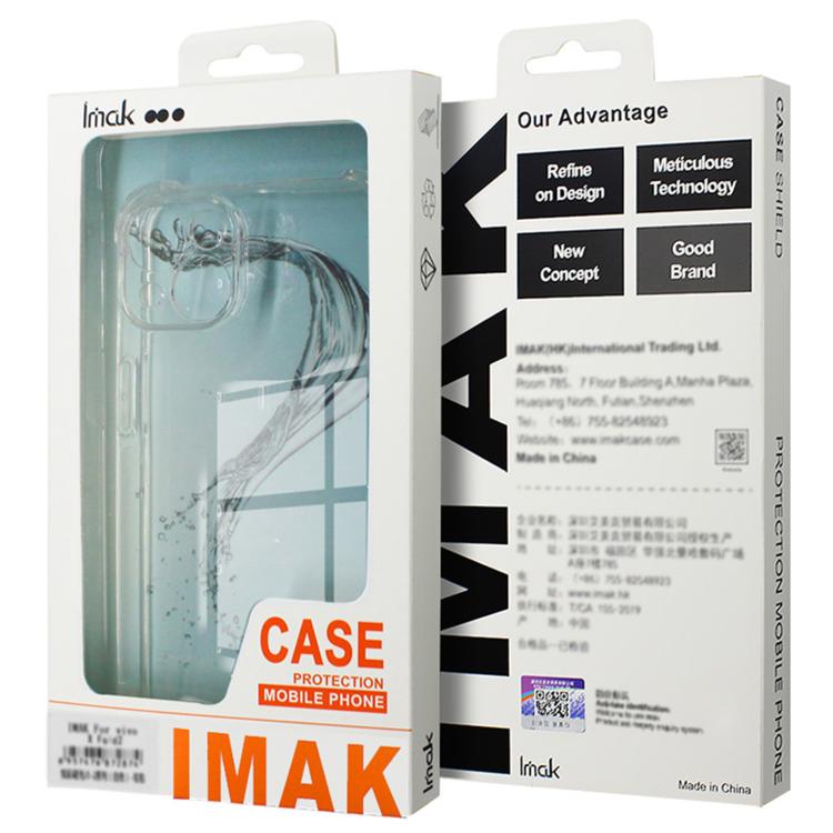 For Motorola Moto G Power 2025 imak Shockproof Airbag TPU Phone Case - Transparent