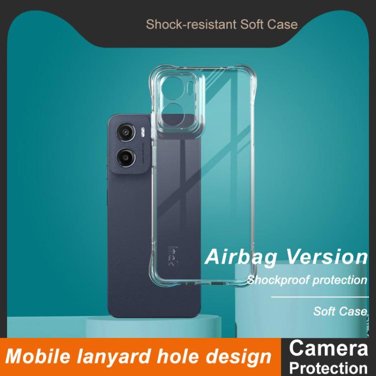 For Motorola Moto G05 4G imak Shockproof Airbag TPU Phone Case - Transparent