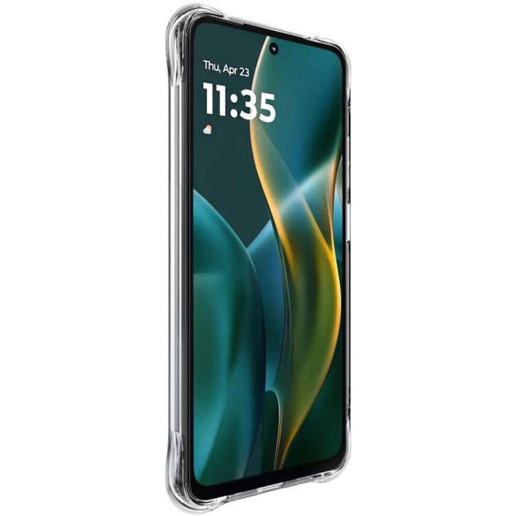 For Motorola Moto G 5G 2025 imak Shockproof Airbag TPU Phone Case - Transparent