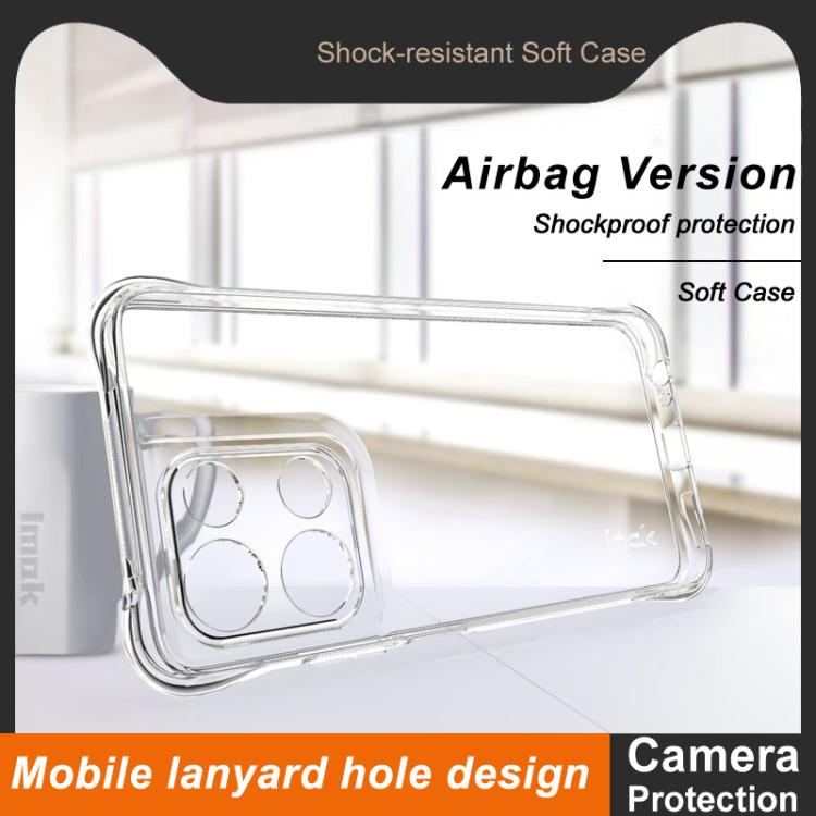 For Motorola Moto G 5G 2025 imak Shockproof Airbag TPU Phone Case - Transparent