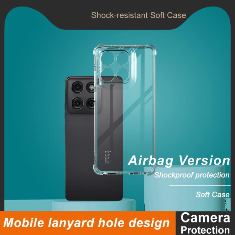 For Motorola Moto G Stylus 5G 2025 imak Shockproof Airbag TPU Phone Case - Transparent