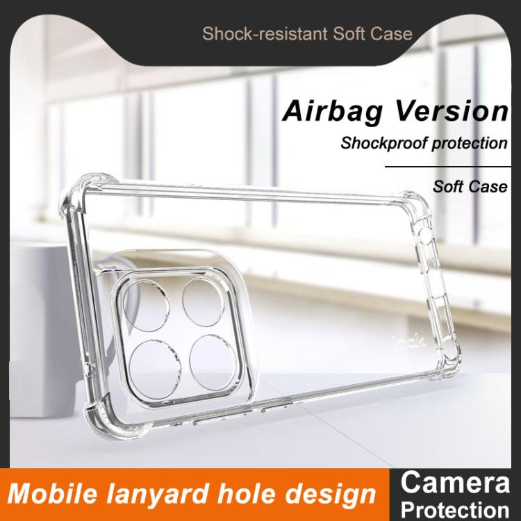For Motorola Moto G Stylus 5G 2025 imak Shockproof Airbag TPU Phone Case - Transparent