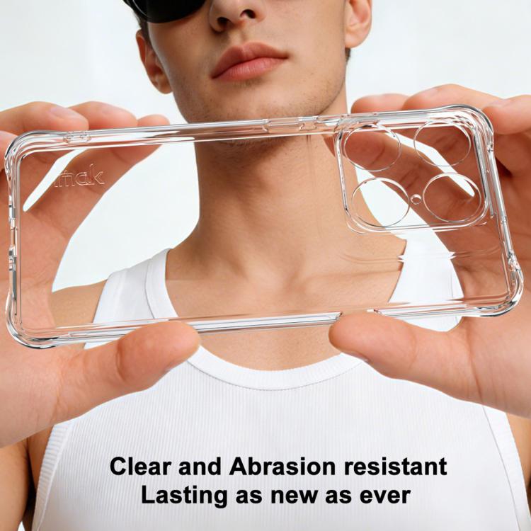 For Motorola Edge 70 Ultra 5G imak Shockproof Airbag TPU Phone Case - Transparent