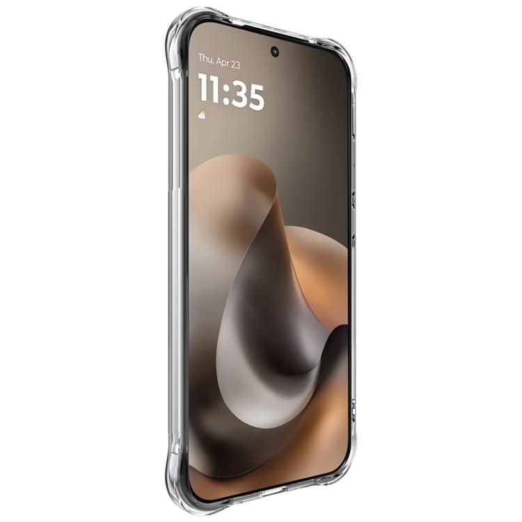 For Motorola Moto G67 5G / G77 5G imak Shockproof Airbag TPU Phone Case - Transparent