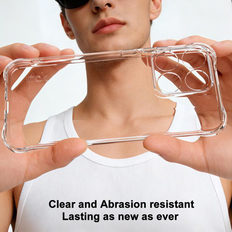 For Motorola Moto G67 5G / G77 5G imak Shockproof Airbag TPU Phone Case - Transparent