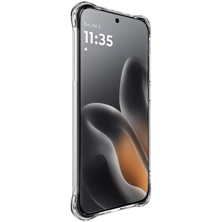 For Motorola Edge 70 Fusion 5G imak Shockproof Airbag TPU Phone Case - Transparent