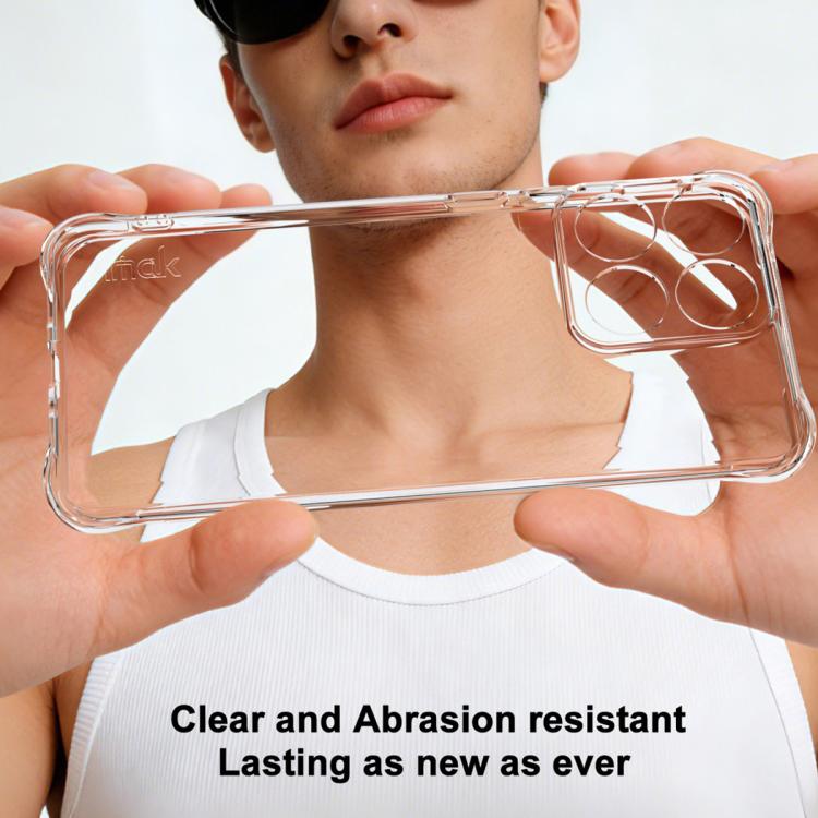 For Motorola Edge 70 Fusion 5G imak Shockproof Airbag TPU Phone Case - Transparent