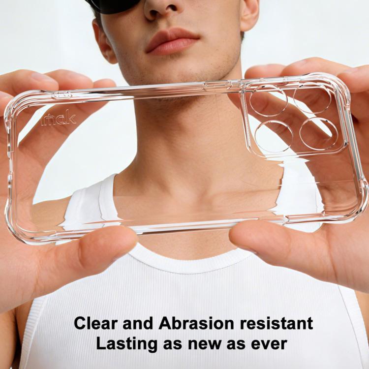 For Motorola Edge 5G 2026 imak Shockproof Airbag TPU Phone Case - Transparent