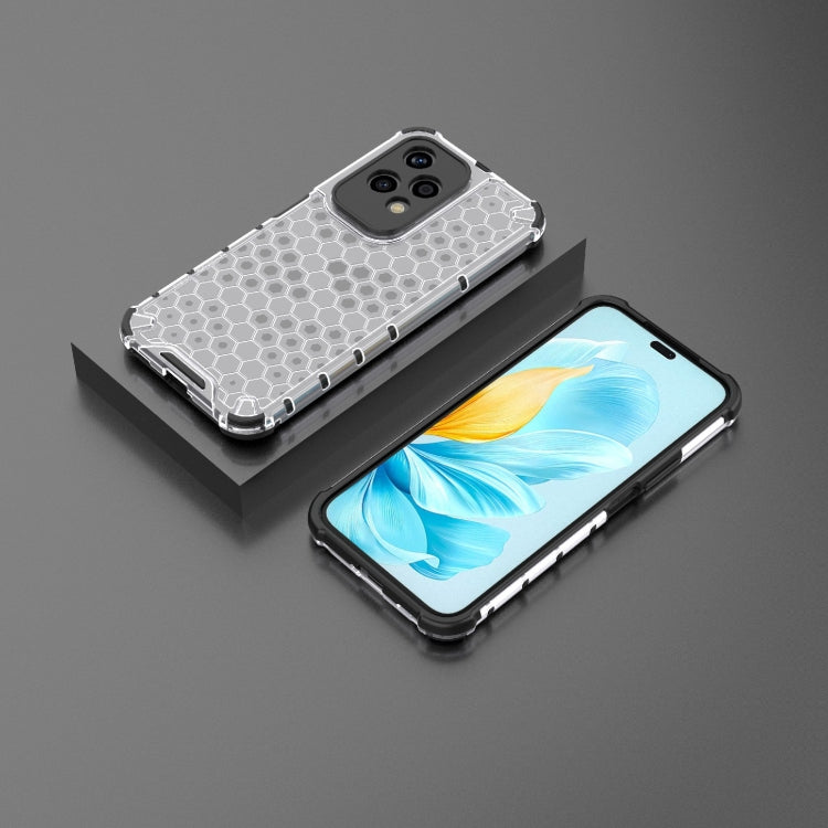 For Honor 200 Lite Global Shockproof Honeycomb PC + TPU Protective Phone Case