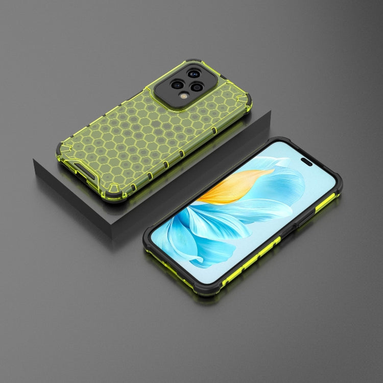 For Honor 200 Lite Global Shockproof Honeycomb PC + TPU Protective Phone Case