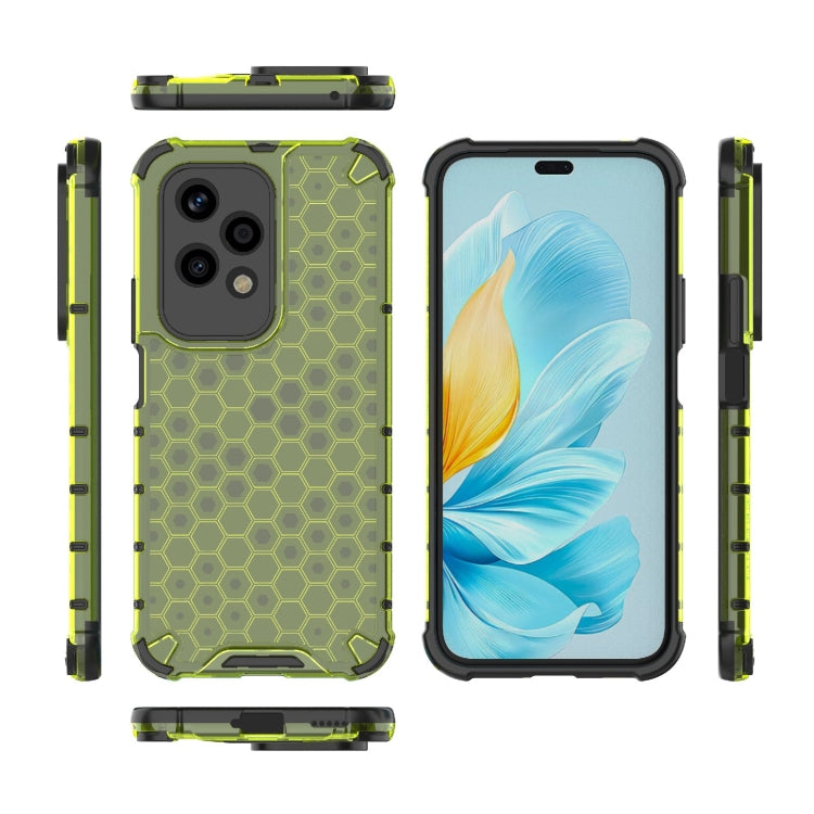 For Honor 200 Lite Global Shockproof Honeycomb PC + TPU Protective Phone Case