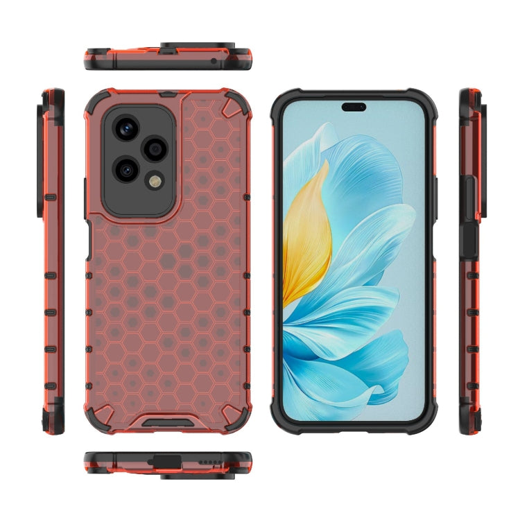 For Honor 200 Lite Global Shockproof Honeycomb PC + TPU Protective Phone Case