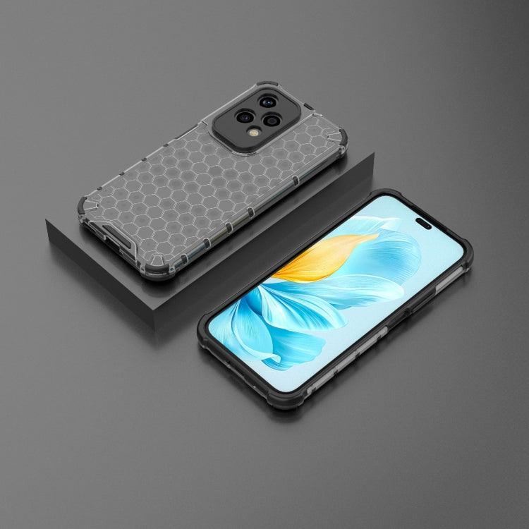 For Honor 200 Lite Global Shockproof Honeycomb PC + TPU Protective Phone Case