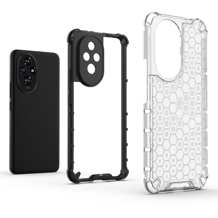 For Honor 200 Shockproof Honeycomb PC + TPU Protective Phone Case