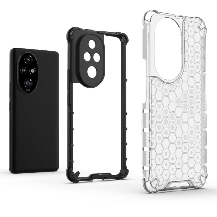 For Honor 200 Pro Shockproof Honeycomb PC + TPU Protective Phone Case