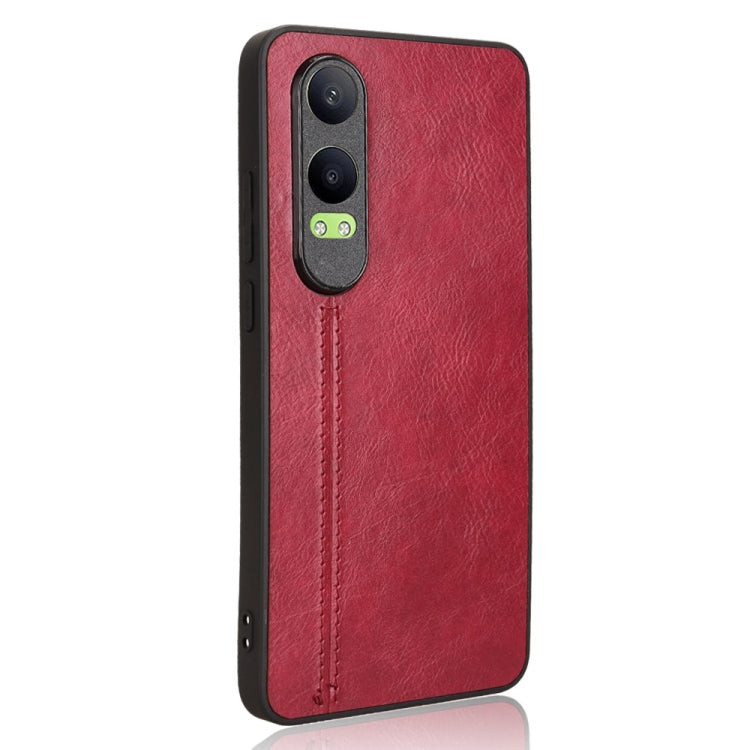 For OnePlus Nord CE4 Lite Cow Pattern Sewing Back Cover Phone Case