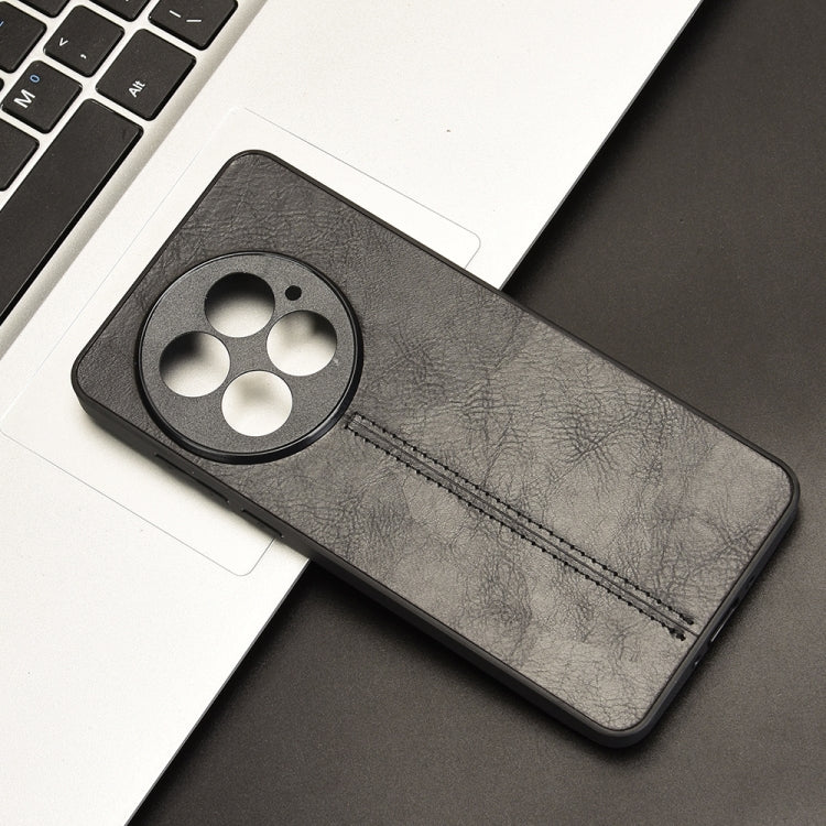 For OnePlus 13 Cow Pattern Sewing Back Cover Phone Case