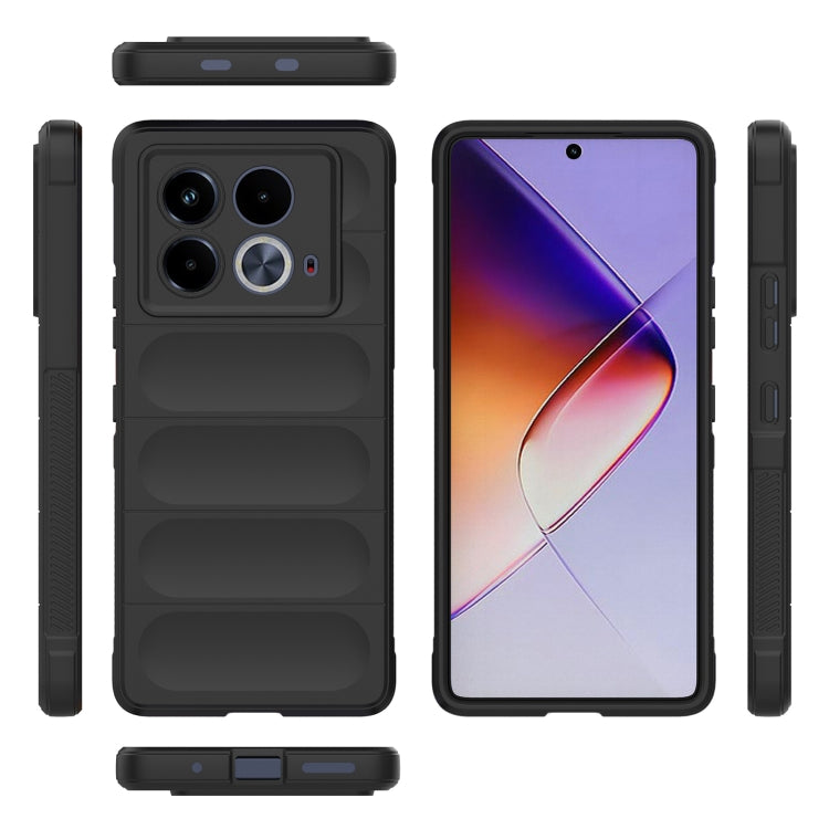 For Infinix Note 40 5G India Magic Shield TPU + Flannel Phone Case