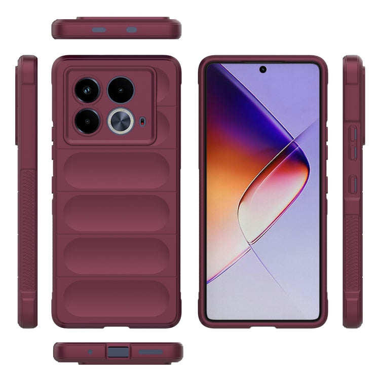 For Infinix Note 40 5G India Magic Shield TPU + Flannel Phone Case
