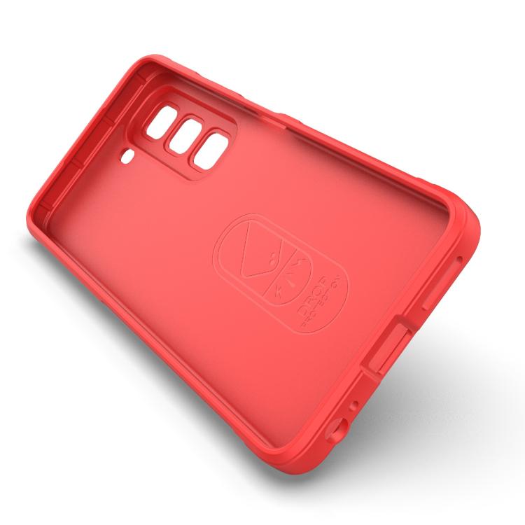 For Infinix Hot 50 4G Global Magic Shield TPU + Flannel Phone Case