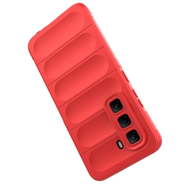 For Infinix Hot 50 Pro 4G Global Magic Shield TPU + Flannel Phone Case
