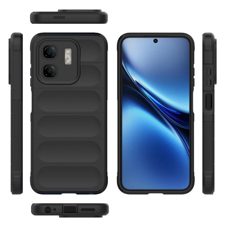 For Infinix Hot 50i 4G Global Magic Shield TPU + Flannel Phone Case