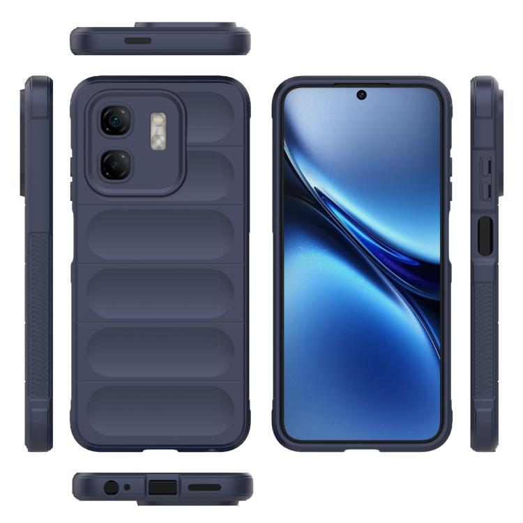 For Infinix Hot 50i 4G Global Magic Shield TPU + Flannel Phone Case