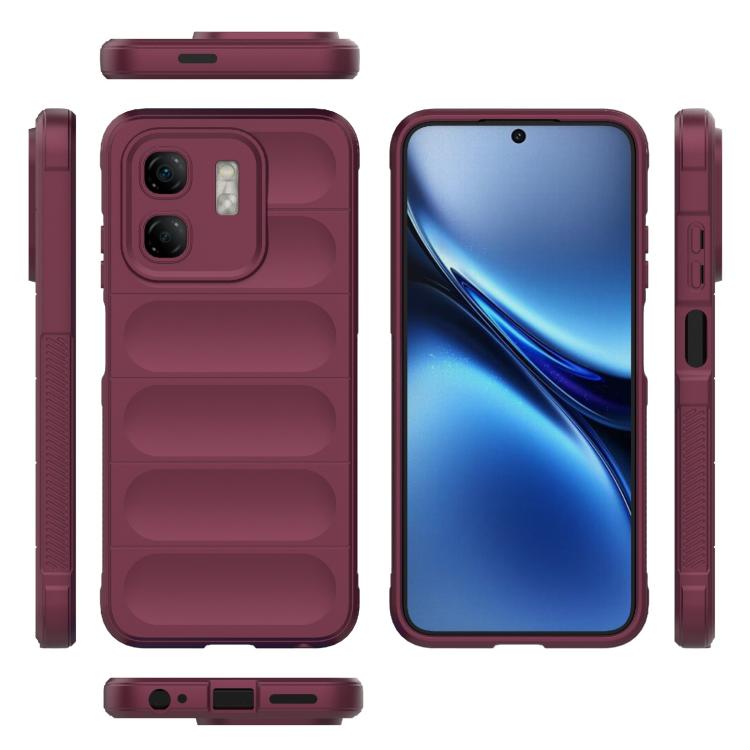 For Infinix Hot 50i 4G Global Magic Shield TPU + Flannel Phone Case