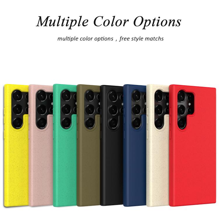 For Samsung Galaxy S25 Ultra 5G Wheat Straw Material + TPU Phone Case