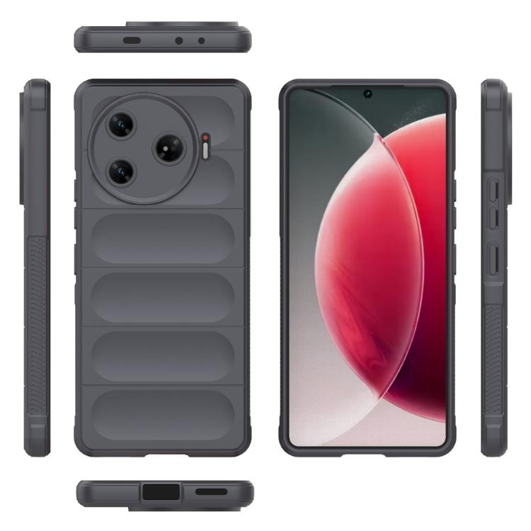 For Tecno Camon 30 Pro 5G Global Magic Shield TPU + Flannel Phone Case