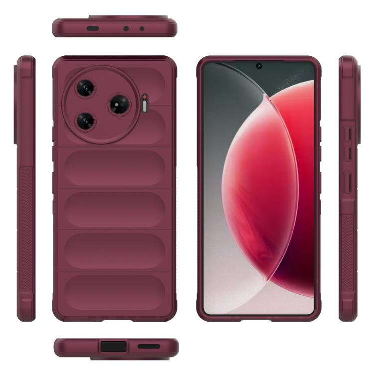For Tecno Camon 30 Pro 5G Global Magic Shield TPU + Flannel Phone Case