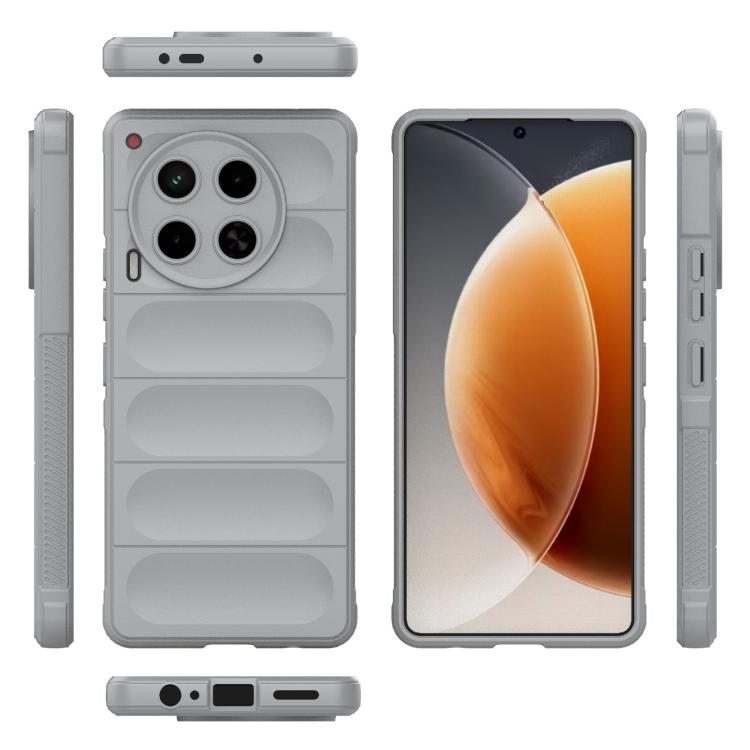 For Tecno Camon 30 4G Global Magic Shield TPU + Flannel Phone Case